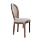 Solid Wood Farmhouse Dining Room Chair Matte Finish King Louis Back Side Chair White 1 Piece Clearhalo ' kitchen&dining_furn' 'Dining Chairs' 'Dining Tables & Seating' 'dining_chair' 'furn' 'furn_dining_chair' 'Furniture' 'furniture_dining_chair' 'Kitchen & Dining Furniture' 'kitchen' 3836434