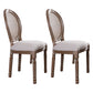 Solid Wood Farmhouse Dining Room Chair Matte Finish King Louis Back Side Chair White 2 Piece Set Clearhalo ' kitchen&dining_furn' 'Dining Chairs' 'Dining Tables & Seating' 'dining_chair' 'furn' 'furn_dining_chair' 'Furniture' 'furniture_dining_chair' 'Kitchen & Dining Furniture' 'kitchen' 3836435