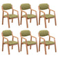 Contemporary Opening Back Kitchen Dining Arm Chair Solid Wood Dining Chair Green 6 Piece Set Clearhalo ' kitchen&dining_furn' 'Dining Chairs' 'Dining Tables & Seating' 'dining_chair' 'furn' 'furn_dining_chair' 'Furniture' 'furniture_dining_chair' 'Kitchen & Dining Furniture' 'kitchen' 3836466