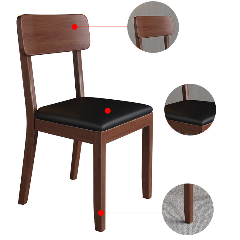 Modern Kitchen Square Dining Chair Open Back Dining Side Armless Chair Clearhalo ' kitchen&dining_furn' 'Dining Chairs' 'Dining Tables & Seating' 'dining_chair' 'furn' 'furn_dining_chair' 'Furniture' 'furniture_dining_chair' 'Kitchen & Dining Furniture' 'kitchen' 3836501