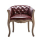 Upholstered Dining Arm Chair Tufted Dining Armchairs with Rubberwood Legs Burgundy 1 Piece Clearhalo ' kitchen&dining_furn' 'Dining Chairs' 'Dining Tables & Seating' 'dining_chair' 'furn' 'furn_dining_chair' 'Furniture' 'furniture_dining_chair' 'Kitchen & Dining Furniture' 'kitchen' 3836661