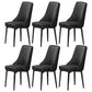 Scandinavian Style Metal Dining Chairs Dining Room Parsons Armless Chair Black 6 Piece Set Black Clearhalo ' kitchen&dining_furn' 'Dining Chairs' 'Dining Tables & Seating' 'dining_chair' 'furn' 'furn_dining_chair' 'Furniture' 'furniture_dining_chair' 'Kitchen & Dining Furniture' 'kitchen' 3836678