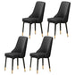 Scandinavian Style Metal Dining Chairs Dining Room Parsons Armless Chair Black 4 Piece Set Brass Gold Clearhalo ' kitchen&dining_furn' 'Dining Chairs' 'Dining Tables & Seating' 'dining_chair' 'furn' 'furn_dining_chair' 'Furniture' 'furniture_dining_chair' 'Kitchen & Dining Furniture' 'kitchen' 3836682