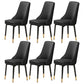 Scandinavian Style Metal Dining Chairs Dining Room Parsons Armless Chair Black 6 Piece Set Brass Gold Clearhalo ' kitchen&dining_furn' 'Dining Chairs' 'Dining Tables & Seating' 'dining_chair' 'furn' 'furn_dining_chair' 'Furniture' 'furniture_dining_chair' 'Kitchen & Dining Furniture' 'kitchen' 3836684