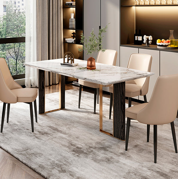 Scandinavian Style Metal Dining Chairs Dining Room Parsons Armless Chair Clearhalo ' kitchen&dining_furn' 'Dining Chairs' 'Dining Tables & Seating' 'dining_chair' 'furn' 'furn_dining_chair' 'Furniture' 'furniture_dining_chair' 'Kitchen & Dining Furniture' 'kitchen' 3836696