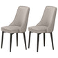 Scandinavian Style Metal Dining Chairs Dining Room Parsons Armless Chair Light Gray 2 Piece Set Black Clearhalo ' kitchen&dining_furn' 'Dining Chairs' 'Dining Tables & Seating' 'dining_chair' 'furn' 'furn_dining_chair' 'Furniture' 'furniture_dining_chair' 'Kitchen & Dining Furniture' 'kitchen' 3836697