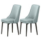 Scandinavian Style Metal Dining Chairs Dining Room Parsons Armless Chair Light Blue 2 Piece Set Black Clearhalo ' kitchen&dining_furn' 'Dining Chairs' 'Dining Tables & Seating' 'dining_chair' 'furn' 'furn_dining_chair' 'Furniture' 'furniture_dining_chair' 'Kitchen & Dining Furniture' 'kitchen' 3836715
