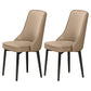 Scandinavian Style Metal Dining Chairs Dining Room Parsons Armless Chair Khaki 2 Piece Set Black Clearhalo ' kitchen&dining_furn' 'Dining Chairs' 'Dining Tables & Seating' 'dining_chair' 'furn' 'furn_dining_chair' 'Furniture' 'furniture_dining_chair' 'Kitchen & Dining Furniture' 'kitchen' 3836721