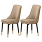 Scandinavian Style Metal Dining Chairs Dining Room Parsons Armless Chair Khaki 2 Piece Set Brass Gold Clearhalo ' kitchen&dining_furn' 'Dining Chairs' 'Dining Tables & Seating' 'dining_chair' 'furn' 'furn_dining_chair' 'Furniture' 'furniture_dining_chair' 'Kitchen & Dining Furniture' 'kitchen' 3836724
