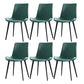 Metal Industrial Dining Room Chair Metallic Finish Solid Back Dining Chair Green 6 Piece Set Clearhalo ' kitchen&dining_furn' 'Dining Chairs' 'Dining Tables & Seating' 'dining_chair' 'furn' 'furn_dining_chair' 'Furniture' 'furniture_dining_chair' 'Kitchen & Dining Furniture' 'kitchen' 3836860