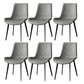 Metal Industrial Dining Room Chair Metallic Finish Solid Back Dining Chair Grey 6 Piece Set Clearhalo ' kitchen&dining_furn' 'Dining Chairs' 'Dining Tables & Seating' 'dining_chair' 'furn' 'furn_dining_chair' 'Furniture' 'furniture_dining_chair' 'Kitchen & Dining Furniture' 'kitchen' 3836877