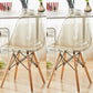 Modern Contemporary Plastic Armless Dining Chairs Solid Dining Chairs Grey Natural Wood Set of 2 Clearhalo ' kitchen&dining_furn' 'Dining Chairs' 'Dining Tables & Seating' 'dining_chair' 'Furniture' 'furniture_dining_chair' 'Kitchen & Dining Furniture' 'kitchen' 3836889