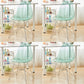Modern Contemporary Plastic Armless Dining Chairs Solid Dining Chairs Blue Silver Set of 4 Clearhalo ' kitchen&dining_furn' 'Dining Chairs' 'Dining Tables & Seating' 'dining_chair' 'Furniture' 'furniture_dining_chair' 'Kitchen & Dining Furniture' 'kitchen' 3836915