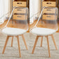Modern Style Indoor-Outdoor Plastic Side Chair Set Clear Stack Dining Chair White Set of 2 Clearhalo ' kitchen&dining_furn' 'Dining Chairs' 'Dining Tables & Seating' 'dining_chair' 'Furniture' 'furniture_dining_chair' 'Kitchen & Dining Furniture' 'kitchen' 3836944