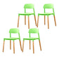 Modern White Opening Back Dining Side Chair Wood Kitchen Dining Side Chair Green 4 Piece Set Clearhalo ' kitchen&dining_furn' 'Dining Chairs' 'Dining Tables & Seating' 'dining_chair' 'furn' 'furn_dining_chair' 'Furniture' 'furniture_dining_chair' 'Kitchen & Dining Furniture' 'kitchen' 3836989