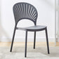 Plastic Modern Style Indoor-Outdoor Chair Open Back Dining Side Chairs Grey 1 Piece Clearhalo ' kitchen&dining_furn' 'Dining Chairs' 'Dining Tables & Seating' 'dining_chair' 'furn' 'furn_dining_chair' 'Furniture' 'furniture_dining_chair' 'Kitchen & Dining Furniture' 'kitchen' 3837009