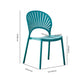 Plastic Modern Style Indoor-Outdoor Chair Open Back Dining Side Chairs Clearhalo ' kitchen&dining_furn' 'Dining Chairs' 'Dining Tables & Seating' 'dining_chair' 'furn' 'furn_dining_chair' 'Furniture' 'furniture_dining_chair' 'Kitchen & Dining Furniture' 'kitchen' 3837018