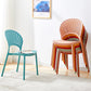 Plastic Modern Style Indoor-Outdoor Chair Open Back Dining Side Chairs Clearhalo ' kitchen&dining_furn' 'Dining Chairs' 'Dining Tables & Seating' 'dining_chair' 'furn' 'furn_dining_chair' 'Furniture' 'furniture_dining_chair' 'Kitchen & Dining Furniture' 'kitchen' 3837022