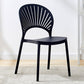 Plastic Modern Style Indoor-Outdoor Chair Open Back Dining Side Chairs Black 1 Piece Clearhalo ' kitchen&dining_furn' 'Dining Chairs' 'Dining Tables & Seating' 'dining_chair' 'furn' 'furn_dining_chair' 'Furniture' 'furniture_dining_chair' 'Kitchen & Dining Furniture' 'kitchen' 3837025