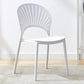 Plastic Modern Style Indoor-Outdoor Chair Open Back Dining Side Chairs White 1 Piece Clearhalo ' kitchen&dining_furn' 'Dining Chairs' 'Dining Tables & Seating' 'dining_chair' 'furn' 'furn_dining_chair' 'Furniture' 'furniture_dining_chair' 'Kitchen & Dining Furniture' 'kitchen' 3837028