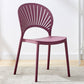 Plastic Modern Style Indoor-Outdoor Chair Open Back Dining Side Chairs Purple 1 Piece Clearhalo ' kitchen&dining_furn' 'Dining Chairs' 'Dining Tables & Seating' 'dining_chair' 'furn' 'furn_dining_chair' 'Furniture' 'furniture_dining_chair' 'Kitchen & Dining Furniture' 'kitchen' 3837055