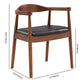 Contemporary Home Arm Chair Open Back Upholstered Wood Dining Room Chair Clearhalo ' kitchen&dining_furn' 'Dining Chairs' 'Dining Tables & Seating' 'dining_chair' 'furn' 'furn_dining_chair' 'Furniture' 'furniture_dining_chair' 'Kitchen & Dining Furniture' 'kitchen' 3837074