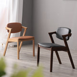 Modern Style Solid Wood Dining Arm Chair Open Back Dining Chair for Home Use Clearhalo ' kitchen&dining_furn' 'Dining Chairs' 'Dining Tables & Seating' 'dining_chair' 'furn' 'furn_dining_chair' 'Furniture' 'furniture_dining_chair' 'Kitchen & Dining Furniture' 'kitchen' 3837161