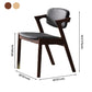 Modern Style Solid Wood Dining Arm Chair Open Back Dining Chair for Home Use Clearhalo ' kitchen&dining_furn' 'Dining Chairs' 'Dining Tables & Seating' 'dining_chair' 'furn' 'furn_dining_chair' 'Furniture' 'furniture_dining_chair' 'Kitchen & Dining Furniture' 'kitchen' 3837173