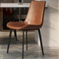 Industrial Style Solid Back Dining Side Chair Leather Dining Chairs for Home Use (Set of 2) Clearhalo ' kitchen&dining_furn' 'Dining Chairs' 'Dining Tables & Seating' 'dining_chair' 'furn' 'furn_dining_chair' 'Furniture' 'furniture_dining_chair' 'Kitchen & Dining Furniture' 'kitchen' 3837531