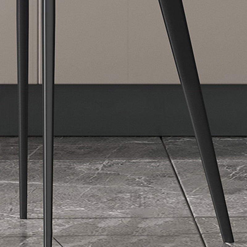 Industrial Style Solid Back Dining Side Chair Leather Dining Chairs for Home Use (Set of 2) Clearhalo ' kitchen&dining_furn' 'Dining Chairs' 'Dining Tables & Seating' 'dining_chair' 'furn' 'furn_dining_chair' 'Furniture' 'furniture_dining_chair' 'Kitchen & Dining Furniture' 'kitchen' 3837541