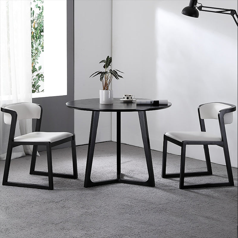 Scandinavian Style Upholstered Side Chairs Open Back Dining Side Chair for Home Use Clearhalo ' kitchen&dining_furn' 'Dining Chairs' 'Dining Tables & Seating' 'dining_chair' 'furn' 'furn_dining_chair' 'Furniture' 'furniture_dining_chair' 'Kitchen & Dining Furniture' 'kitchen' 3837572