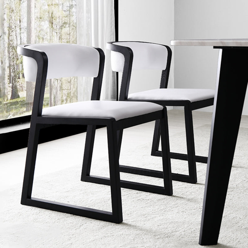 Scandinavian Style Upholstered Side Chairs Open Back Dining Side Chair for Home Use Clearhalo ' kitchen&dining_furn' 'Dining Chairs' 'Dining Tables & Seating' 'dining_chair' 'furn' 'furn_dining_chair' 'Furniture' 'furniture_dining_chair' 'Kitchen & Dining Furniture' 'kitchen' 3837576