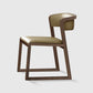Scandinavian Style Upholstered Side Chairs Open Back Dining Side Chair for Home Use Brown-Khaki 1 Piece Clearhalo ' kitchen&dining_furn' 'Dining Chairs' 'Dining Tables & Seating' 'dining_chair' 'furn' 'furn_dining_chair' 'Furniture' 'furniture_dining_chair' 'Kitchen & Dining Furniture' 'kitchen' 3837591