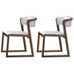 Scandinavian Style Upholstered Side Chairs Open Back Dining Side Chair for Home Use White 2 Piece Set Clearhalo ' kitchen&dining_furn' 'Dining Chairs' 'Dining Tables & Seating' 'dining_chair' 'furn' 'furn_dining_chair' 'Furniture' 'furniture_dining_chair' 'Kitchen & Dining Furniture' 'kitchen' 3837599