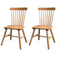 Contemporary Rubberwood Windsor Back Side Chair Natural Wood Dining Chair (Set of 2) Yellow Clearhalo ' kitchen&dining_furn' 'Dining Chairs' 'Dining Tables & Seating' 'dining_chair' 'furn' 'furn_dining_chair' 'Furniture' 'furniture_dining_chair' 'Kitchen & Dining Furniture' 'kitchen' 3837645