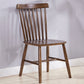 Contemporary Rubberwood Windsor Back Side Chair Natural Wood Dining Chair (Set of 2) Clearhalo ' kitchen&dining_furn' 'Dining Chairs' 'Dining Tables & Seating' 'dining_chair' 'furn' 'furn_dining_chair' 'Furniture' 'furniture_dining_chair' 'Kitchen & Dining Furniture' 'kitchen' 3837652