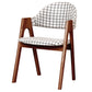 Scandinavian Milk Tea Shop Upholstered Arm Chair Matte Finish Open Dining Chair Black White 1 Piece Walnut Clearhalo ' kitchen&dining_furn' 'Dining Chairs' 'Dining Tables & Seating' 'dining_chair' 'furn' 'furn_dining_chair' 'Furniture' 'furniture_dining_chair' 'Kitchen & Dining Furniture' 'kitchen' 3837706
