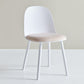 Scandinavian Plastic Armless Dining Chairs Indoor Solid Back Side Chair White 1 Piece Clearhalo ' kitchen&dining_furn' 'Dining Chairs' 'Dining Tables & Seating' 'dining_chair' 'furn' 'furn_dining_chair' 'Furniture' 'furniture_dining_chair' 'Kitchen & Dining Furniture' 'kitchen' 3837749