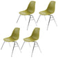 Stackable Armless Dining Chairs Solid Back Side Chairs with Metal Legs Olive Green Set of 4 Clearhalo ' kitchen&dining_furn' 'Dining Chairs' 'Dining Tables & Seating' 'dining_chair' 'Furniture' 'furniture_dining_chair' 'Kitchen & Dining Furniture' 'kitchen' 3837817