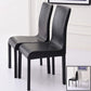 Contemporary Style Leather Dining Chairs Solid Back Armless Side Chair for Home Use (Set of 2) Clearhalo ' kitchen&dining_furn' 'Dining Chairs' 'Dining Tables & Seating' 'dining_chair' 'furn' 'furn_dining_chair' 'Furniture' 'furniture_dining_chair' 'Kitchen & Dining Furniture' 'kitchen' 3837818