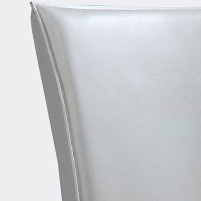 Contemporary Style Leather Dining Chairs Solid Back Armless Side Chair for Home Use (Set of 2) Clearhalo ' kitchen&dining_furn' 'Dining Chairs' 'Dining Tables & Seating' 'dining_chair' 'furn' 'furn_dining_chair' 'Furniture' 'furniture_dining_chair' 'Kitchen & Dining Furniture' 'kitchen' 3837828