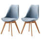 Upholstered Scandinavian Conference Room Side Chair Matte Finish Parsons Dining Chair Light Blue Set of 2 Clearhalo ' kitchen&dining_furn' 'Dining Chairs' 'Dining Tables & Seating' 'dining_chair' 'Furniture' 'furniture_dining_chair' 'Kitchen & Dining Furniture' 'kitchen' 3837885