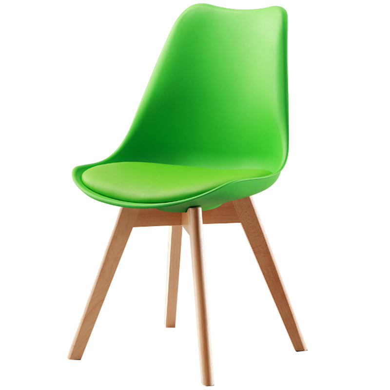 Upholstered Scandinavian Conference Room Side Chair Matte Finish Parsons Dining Chair Green 1 Piece Clearhalo ' kitchen&dining_furn' 'Dining Chairs' 'Dining Tables & Seating' 'dining_chair' 'Furniture' 'furniture_dining_chair' 'Kitchen & Dining Furniture' 'kitchen' 3837914