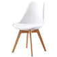 Upholstered Scandinavian Conference Room Side Chair Matte Finish Parsons Dining Chair White 1 Piece Clearhalo ' kitchen&dining_furn' 'Dining Chairs' 'Dining Tables & Seating' 'dining_chair' 'Furniture' 'furniture_dining_chair' 'Kitchen & Dining Furniture' 'kitchen' 3837923