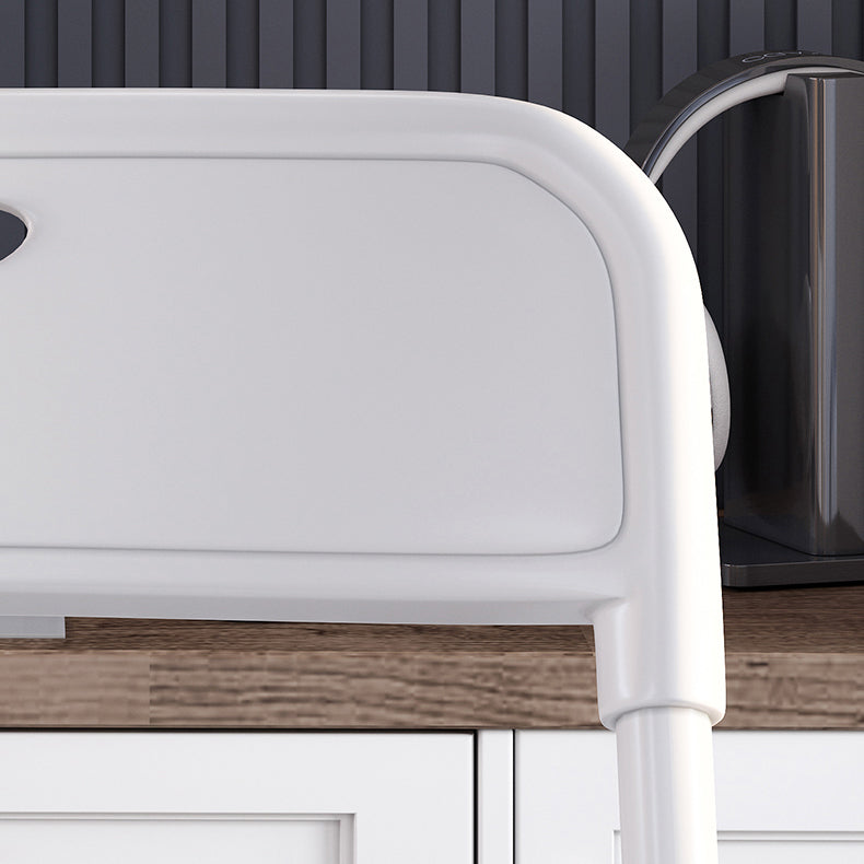 Contemporary Metal Dining Chairs Home Folding Open Back Dining Side Chair Clearhalo ' kitchen&dining_furn' 'Dining Chairs' 'Dining Tables & Seating' 'dining_chair' 'furn' 'furn_dining_chair' 'Furniture' 'furniture_dining_chair' 'Kitchen & Dining Furniture' 'kitchen' 3846323