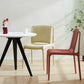 Scandinavian Stackable Armless Dining Chairs Plastic Slat Back Side Chair Clearhalo ' kitchen&dining_furn' 'Dining Chairs' 'Dining Tables & Seating' 'dining_chair' 'furn' 'furn_dining_chair' 'Furniture' 'furniture_dining_chair' 'Kitchen & Dining Furniture' 'kitchen' 3846356