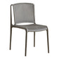 Scandinavian Stackable Armless Dining Chairs Plastic Slat Back Side Chair Clearhalo ' kitchen&dining_furn' 'Dining Chairs' 'Dining Tables & Seating' 'dining_chair' 'furn' 'furn_dining_chair' 'Furniture' 'furniture_dining_chair' 'Kitchen & Dining Furniture' 'kitchen' 3846361