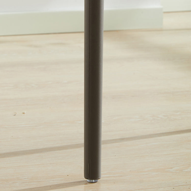 Scandinavian Stackable Armless Dining Chairs Plastic Slat Back Side Chair Clearhalo ' kitchen&dining_furn' 'Dining Chairs' 'Dining Tables & Seating' 'dining_chair' 'furn' 'furn_dining_chair' 'Furniture' 'furniture_dining_chair' 'Kitchen & Dining Furniture' 'kitchen' 3846369