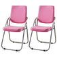 Modern Indoor-Outdoor Metal Chair Home Open Back Dining Side Chair with Arm Pink 2 Piece Set Clearhalo ' kitchen&dining_furn' 'Dining Chairs' 'Dining Tables & Seating' 'dining_chair' 'furn' 'furn_dining_chair' 'Furniture' 'furniture_dining_chair' 'Kitchen & Dining Furniture' 'kitchen' 3846449