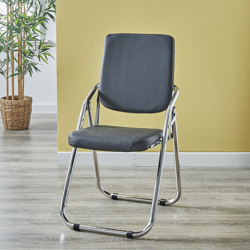 Modern Indoor-Outdoor Metal Chair Home Open Back Dining Side Chair with Arm Black 1 Piece Clearhalo ' kitchen&dining_furn' 'Dining Chairs' 'Dining Tables & Seating' 'dining_chair' 'furn' 'furn_dining_chair' 'Furniture' 'furniture_dining_chair' 'Kitchen & Dining Furniture' 'kitchen' 3846474